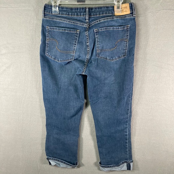 Signature Levi Strauss & Co Gold‎ Mid-Rise Capri Jeans Women's Size 8 W29 - Picture 2 of 10